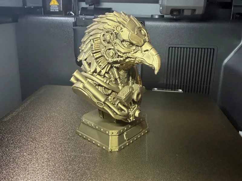 Mechanical Eagle V-Twin Bust