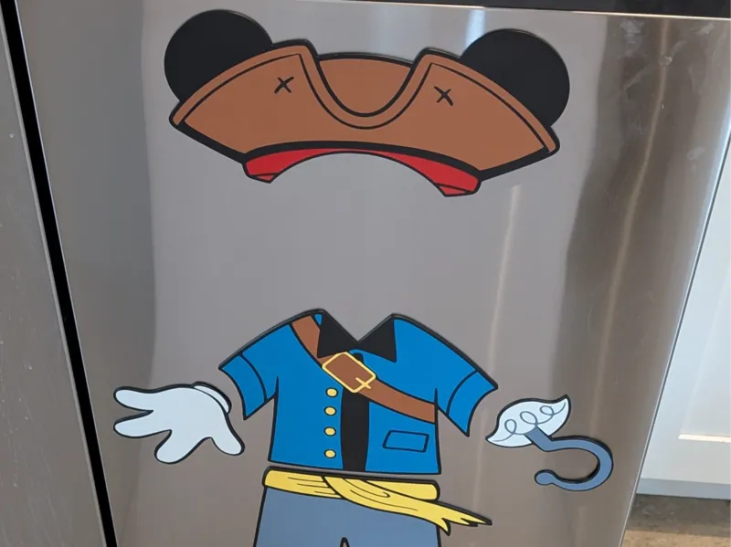 Pirate Mouse Door Magnets
