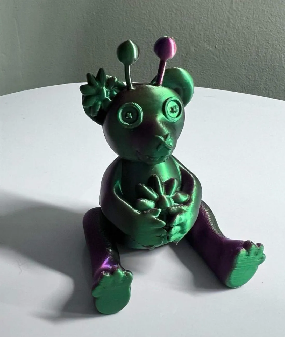 Ourson spatial aux pattes articulées