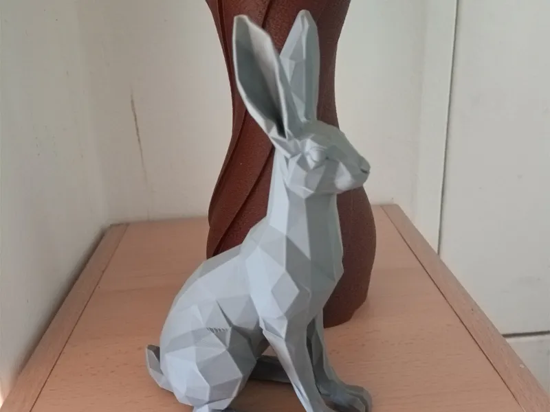 Hasen Skulptur