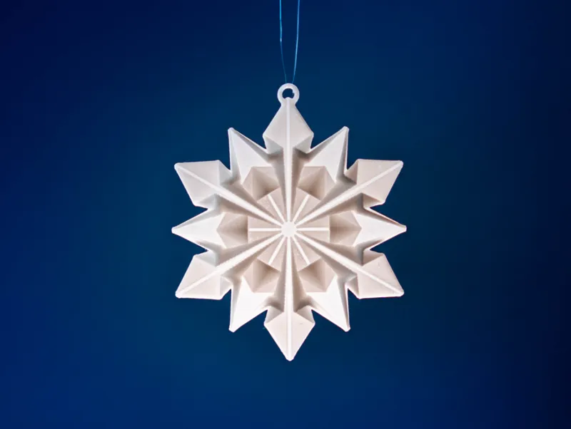 Origami Snowflake Ornament (Only 3g)