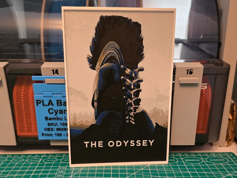 The Odyssey Movie Poster - Hueforge Art