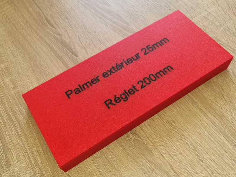Coffret palmer et reglet