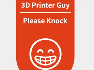 3D Printer Man Door Hanger