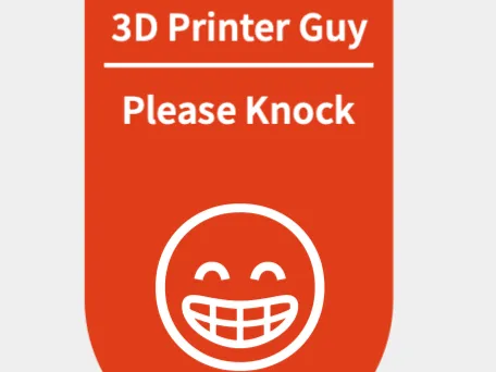 3D Printer Man Door Hanger