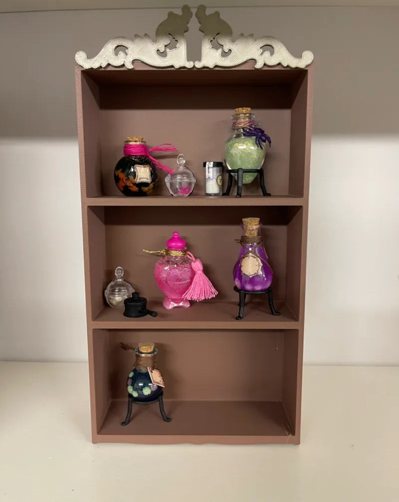 Miniverse Harry Potter shelf