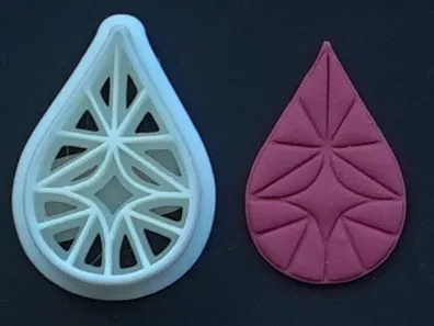 Stained glass Polymer Clay Cutter For Earrings
