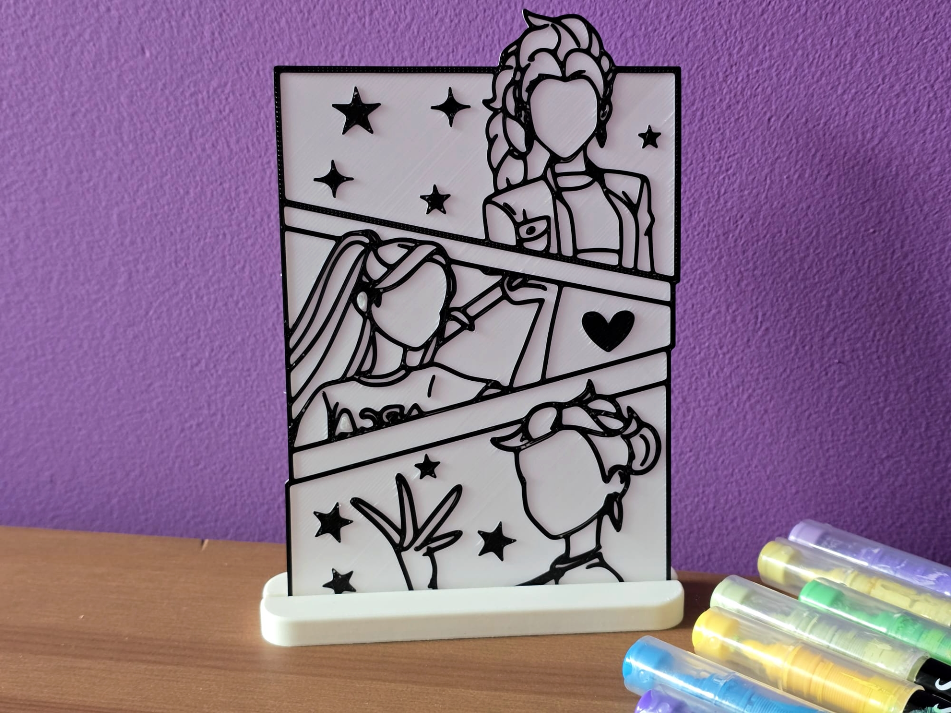 Mira Rumi Zoey Golden Pop Star Kpop Coloring DIY