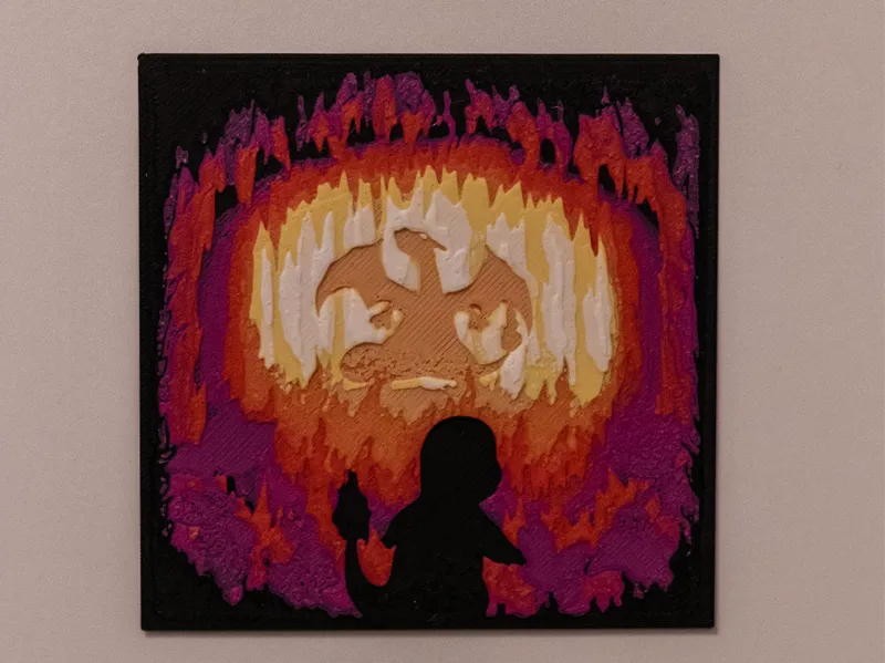 Hueforge Pokemon Red Fire Charmander Charizard