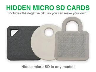 Micro SD Card - Hidden & Tamper Evident