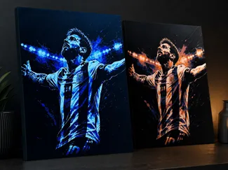 Messi Celebration Hueforge