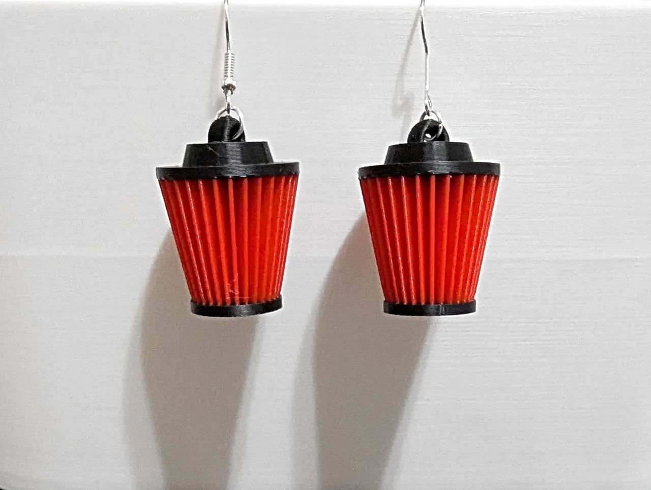 Cone Air Filter Earrings view 3