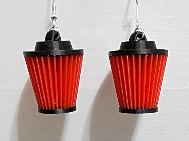 Cone Air Filter Earrings