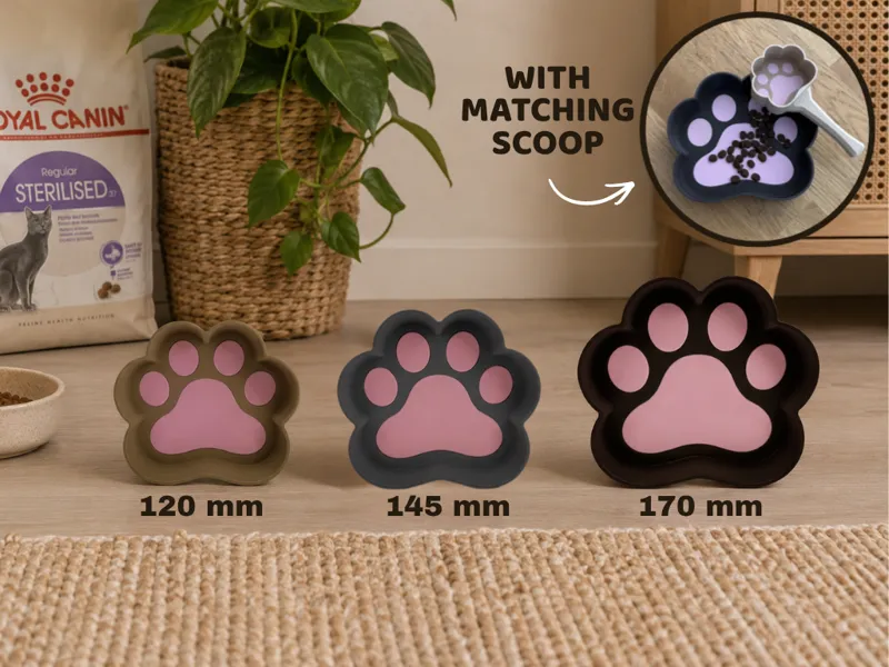 Pet Food Bowl | Paw Design