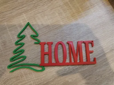 Home Christmas sign