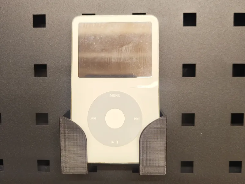 iPod Classic square peg board mount