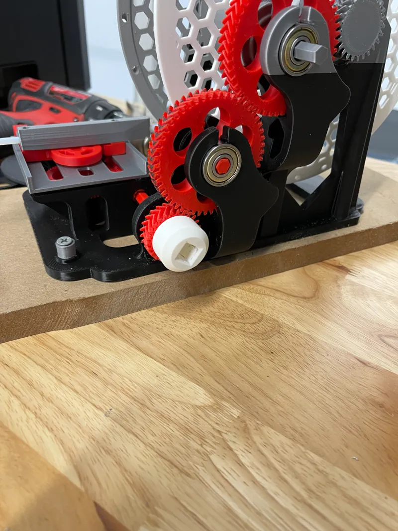 Drill Coupling for Upgraded Filament Spool Winder
