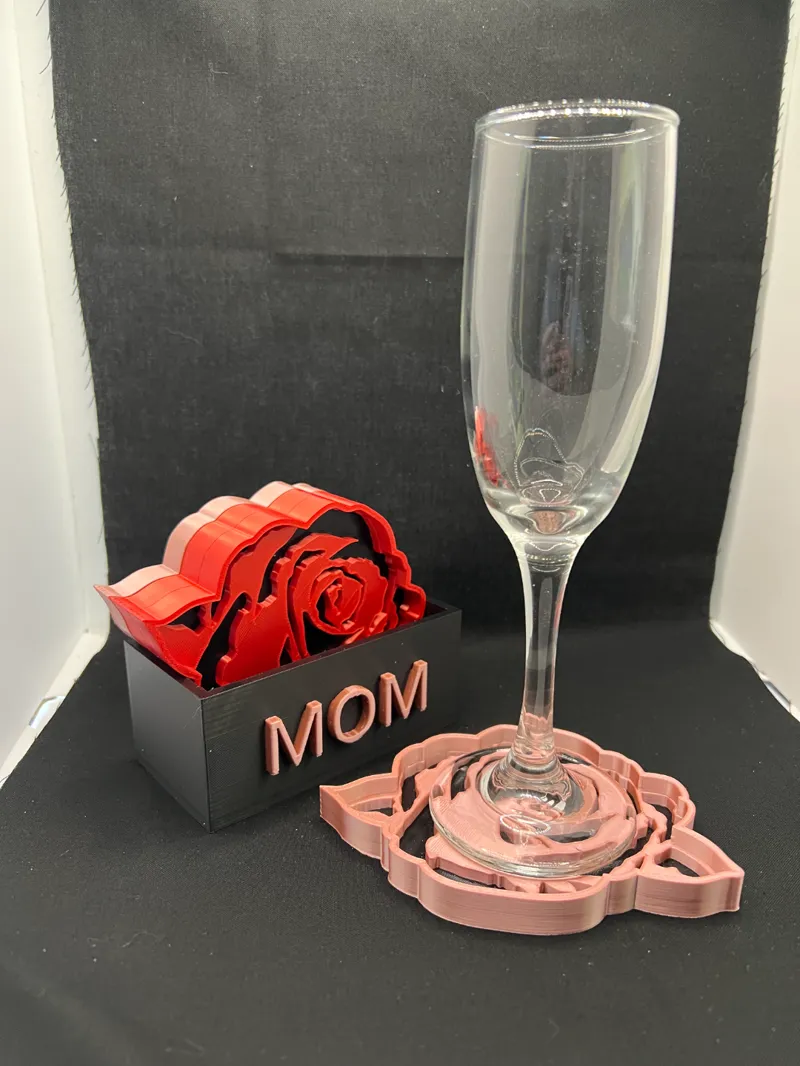 Flower Coasters for Mothers Day or anyone special