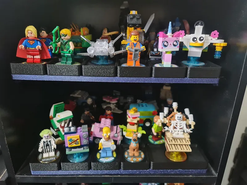 Lego Dimensions Gridfinity display