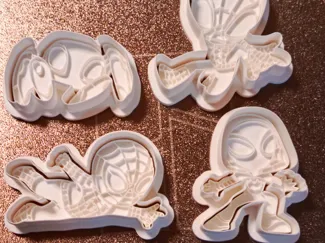 Spidey and Friends cookie cutter/stamp