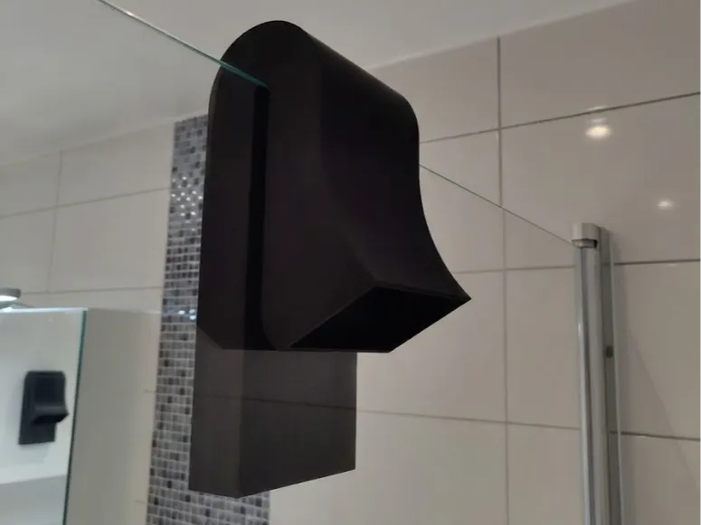 Shower speaker amplifier