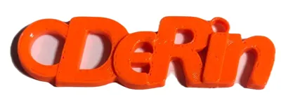 Name Keychain : Derin