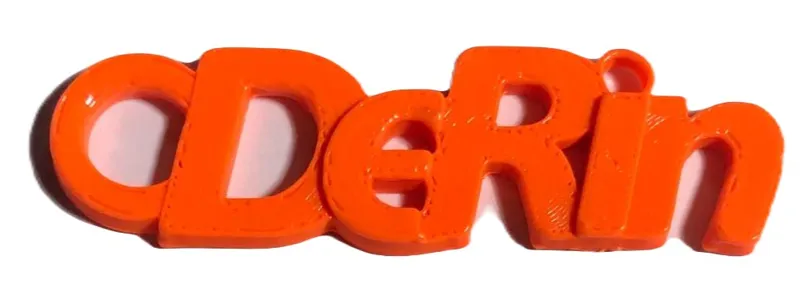 Name Keychain : Derin