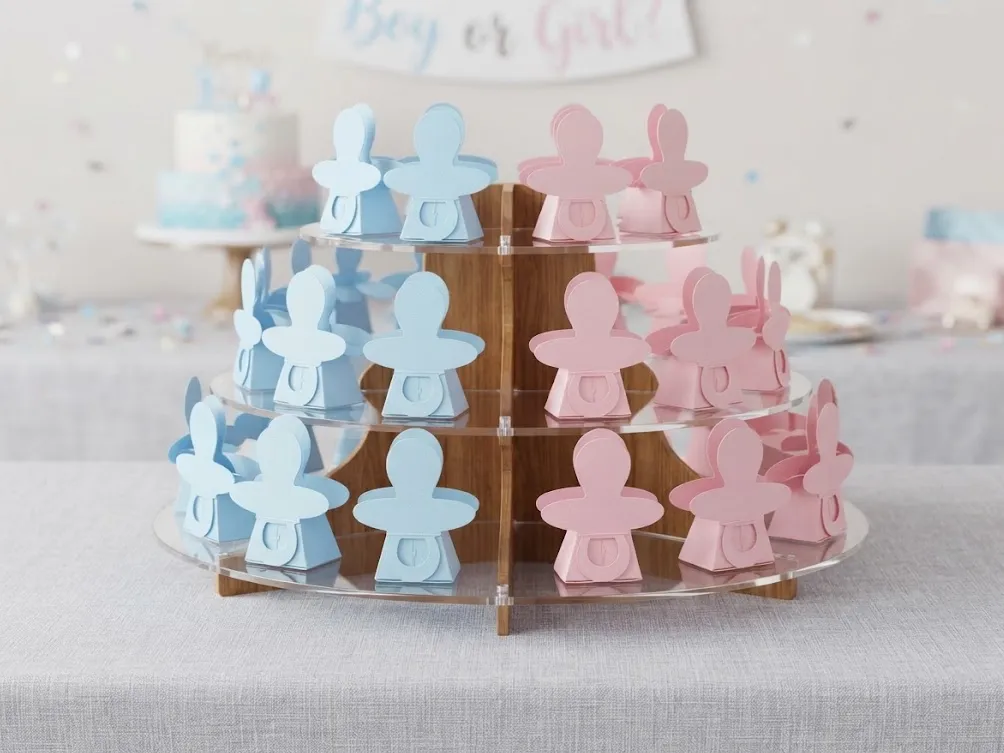 Foldable Pacifier / Dummy Favor Box - Free 3D Print Model - MakerWorld