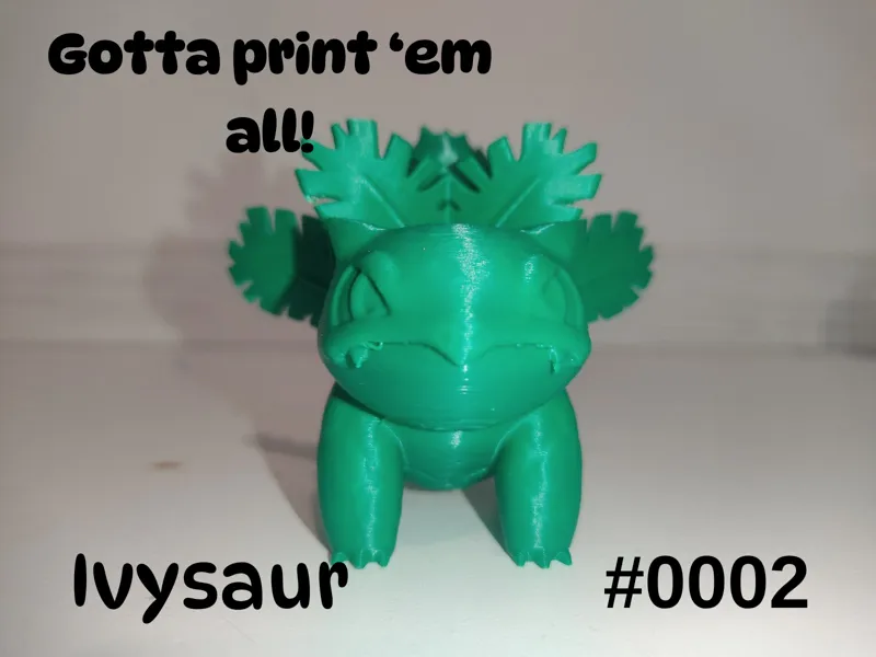 Ivysaur singlecolor. #0002