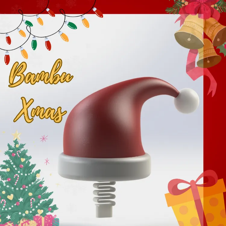 Bambulab Santa Claus Hat (Christmas Hat)