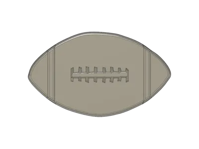 Football Croc Charm