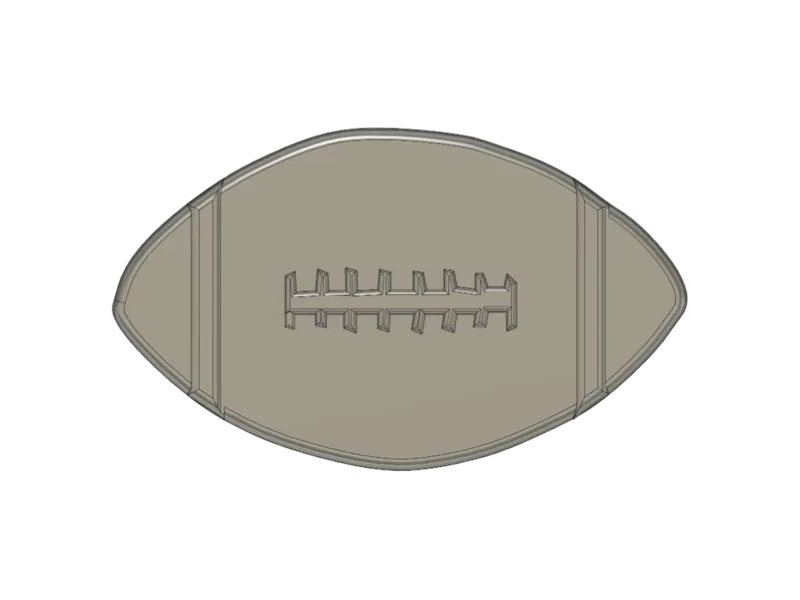 Football Croc Charm