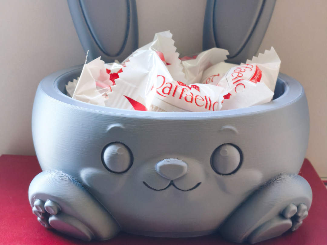 Cute Easter Bunny Candy Bowl