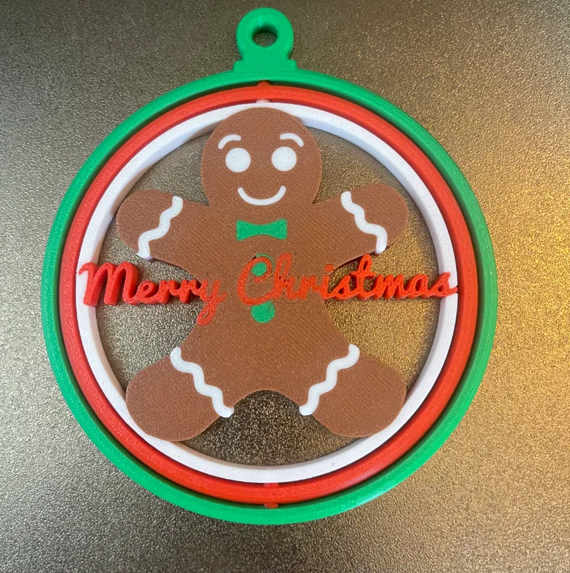 Gingerbread Christmas Ornament