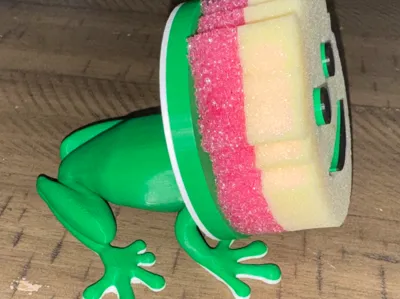 Scrub Froggy - Frog Holder for Scrub Daddy/Mommy