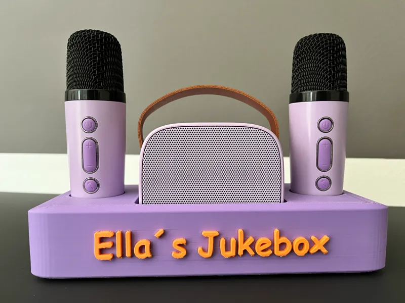 Kinder Karaoke Maschine Ständer inkl. 2 Mikrofone
