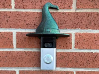 Halloween Witches Hat for Ring Camera Doorbell