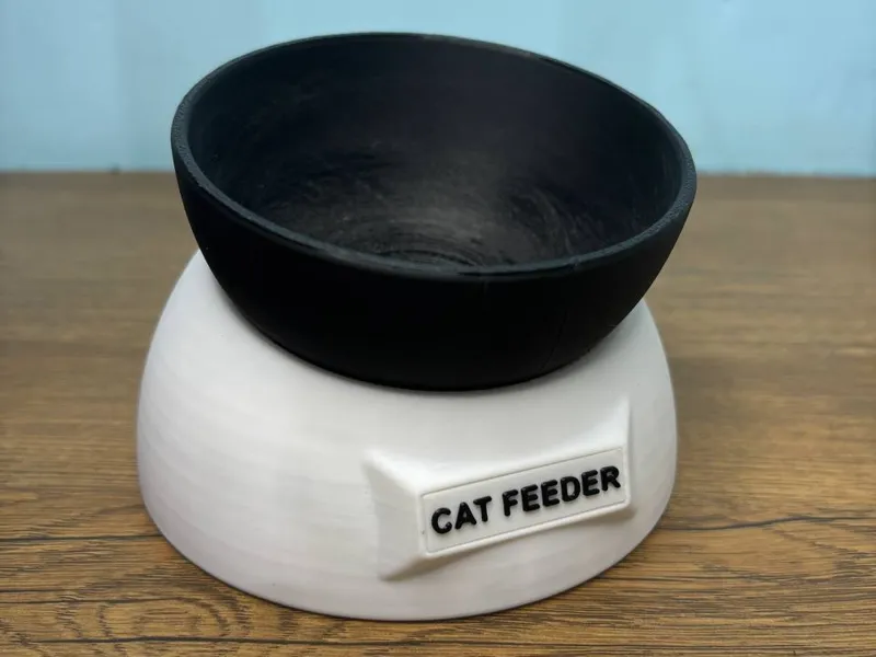 Corcelain Cat Feeder