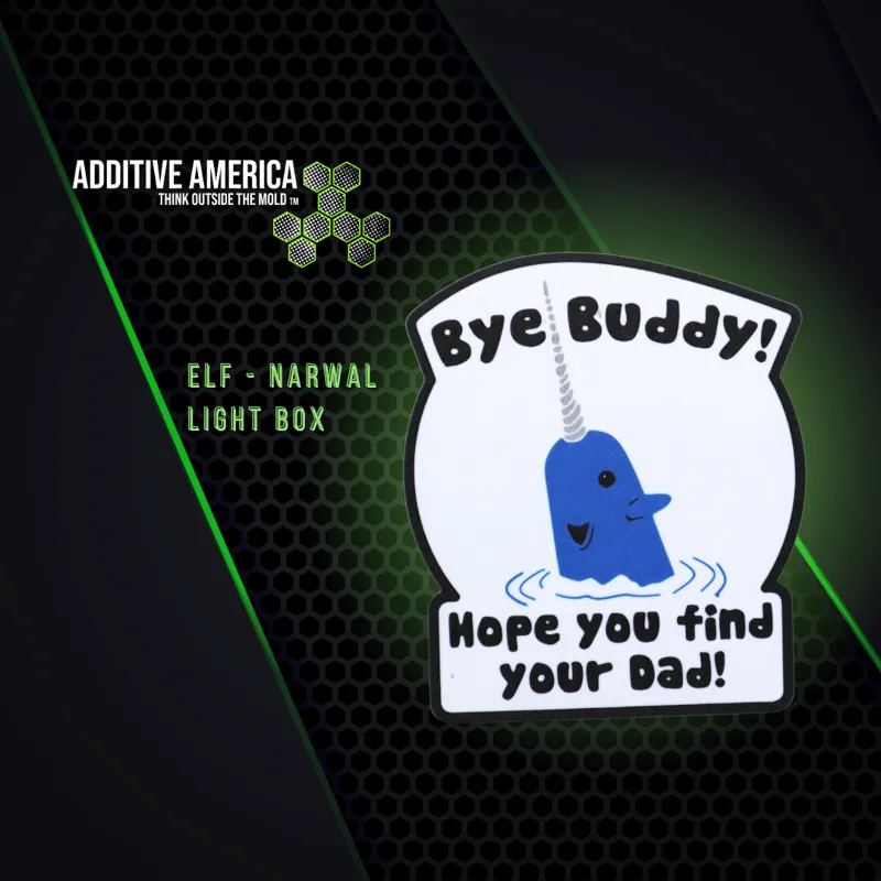 Mr. Narwhal - Elf - Light Box