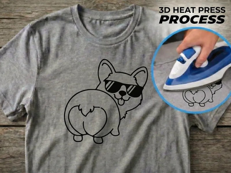 T-shirt Print - Corgi