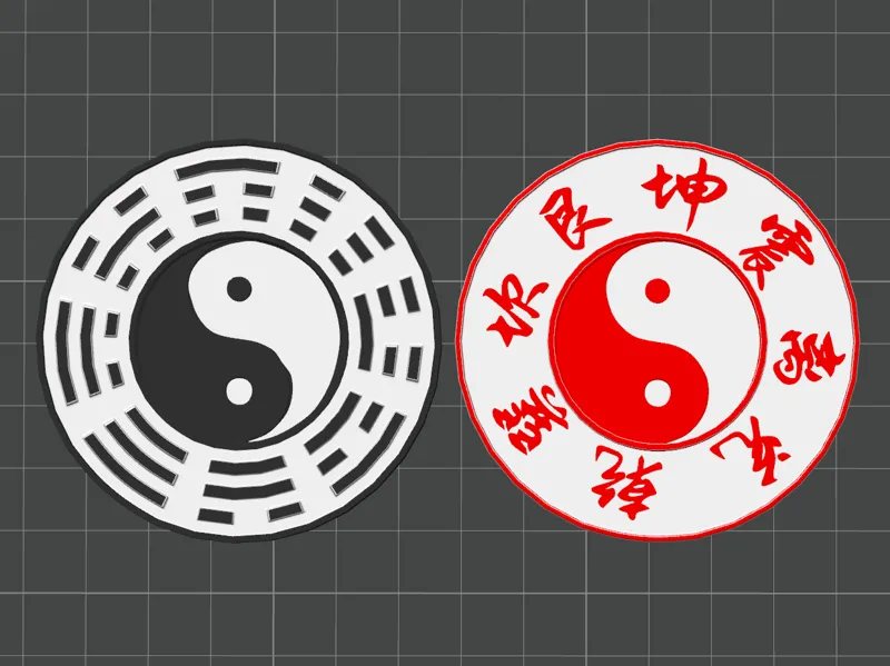 Fidget Spinners（指间陀螺，太极八卦版）
