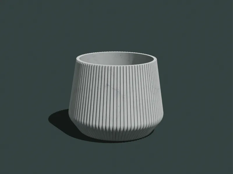 plant pot / interior minimalistic vase 