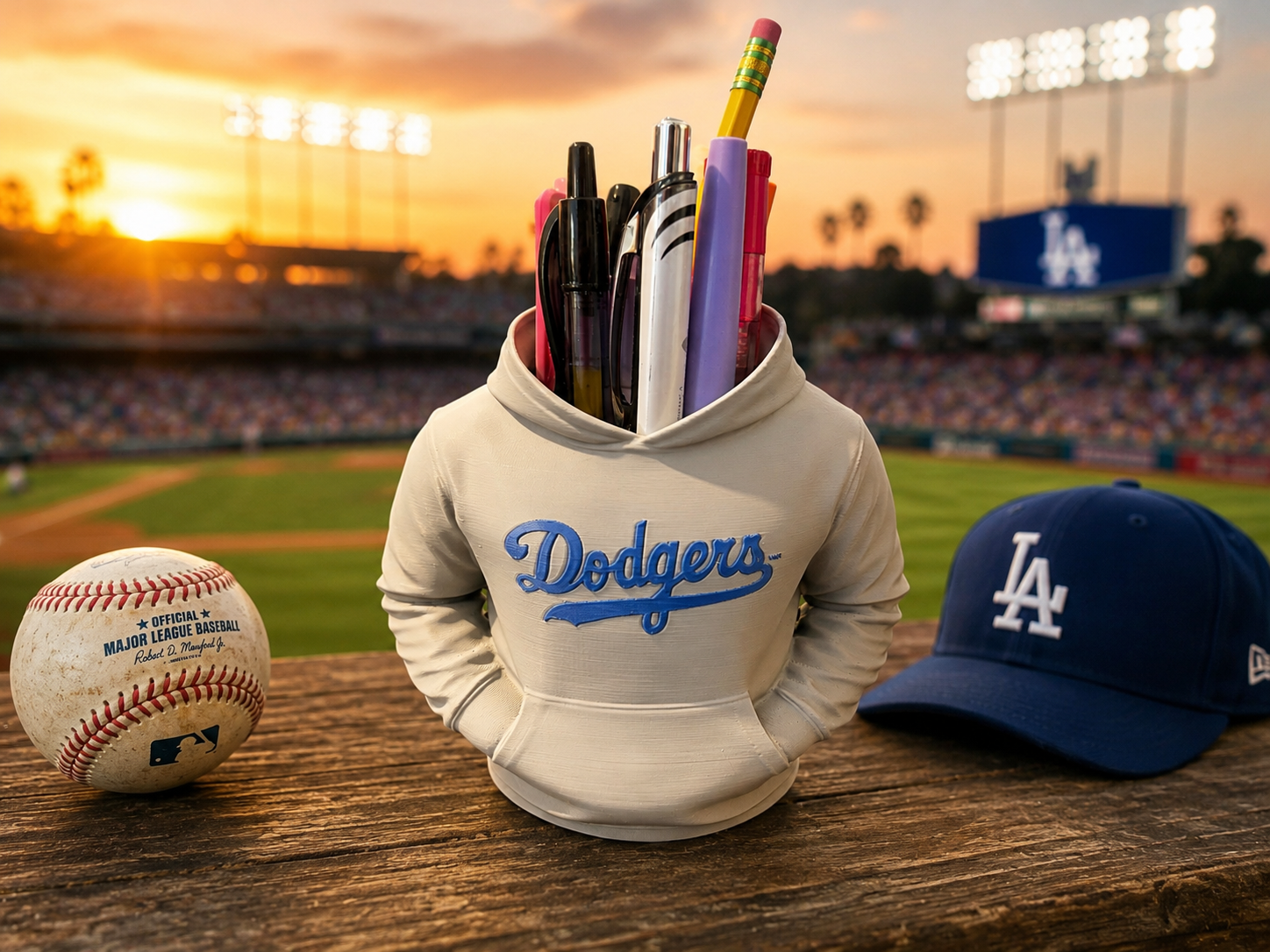 Dodgers Hoodie Pen Holder 