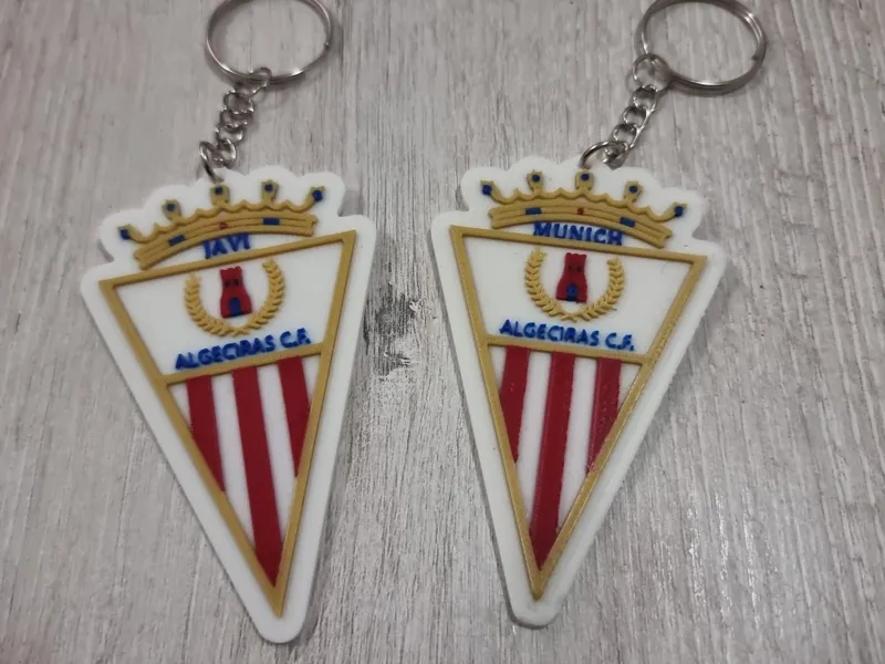 Algeciras CF Keychain ( Editable name )