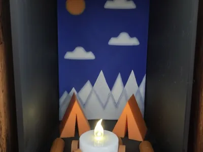 Camp site book nook
