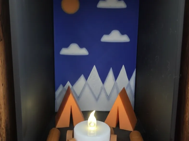 Camp site book nook