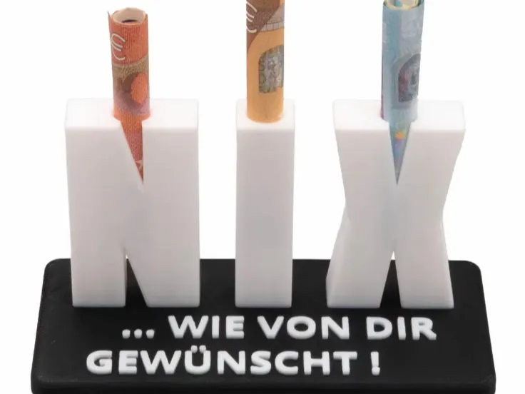 Geldgeschenk NIX