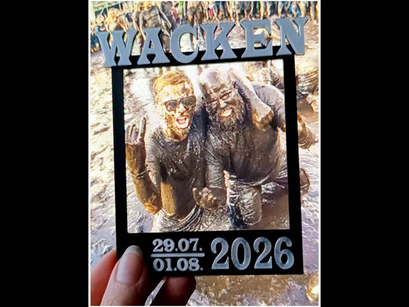 Polaroid Photo Frame - WACKEN 2026