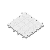 Puzzle blanc 16 pièces — photo 3