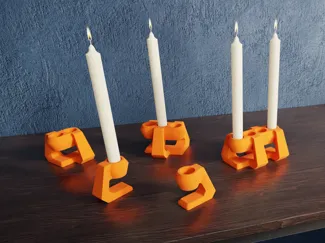 Candle Stick Holder (Various Orientations)